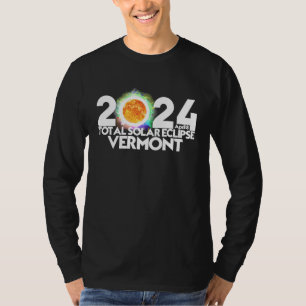 Total Solar Eclipse Vermont 2024 American Totality T-Shirt