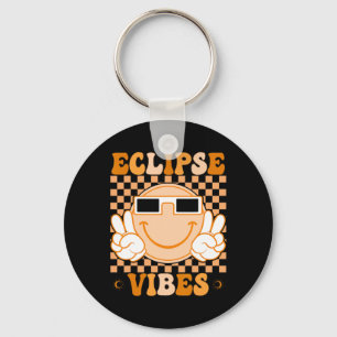 Total Solar Eclipse Vibes Shirt For Boys Girls Wom Key Ring