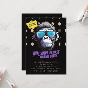 Total Solar Eclipse Viewing Party Invite 2024