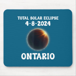 Total Solar Eclipse Watch North Illustration Mouse Pad