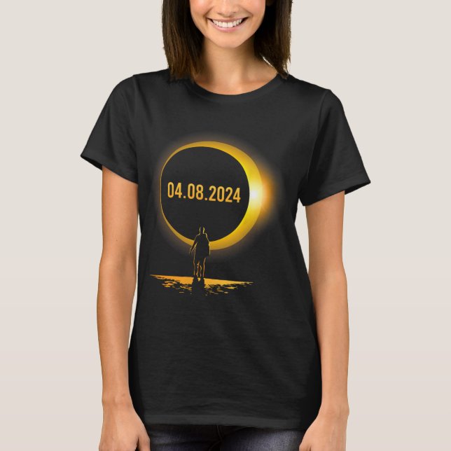 Totality 04 08 24 Funny Total Solar Eclipse 2024  T-Shirt (Front)