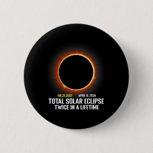 Totality 2024 Total Solar Eclipse Men Women Boy Gi 6 Cm Round Badge