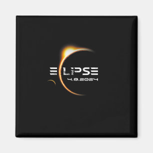 Totality 4.08.2024 Total Solar Eclipse 2024  Magnet