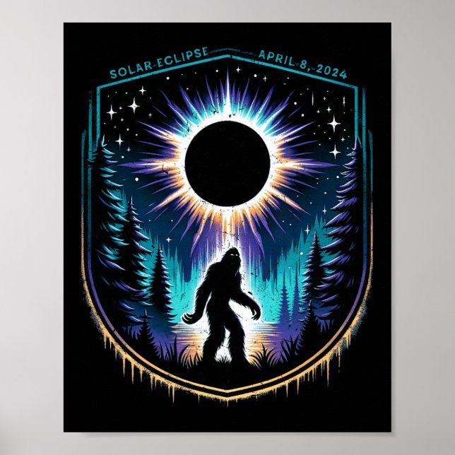 Totality April 8 2024 Total Solar Eclipse 1  Poster (Front)