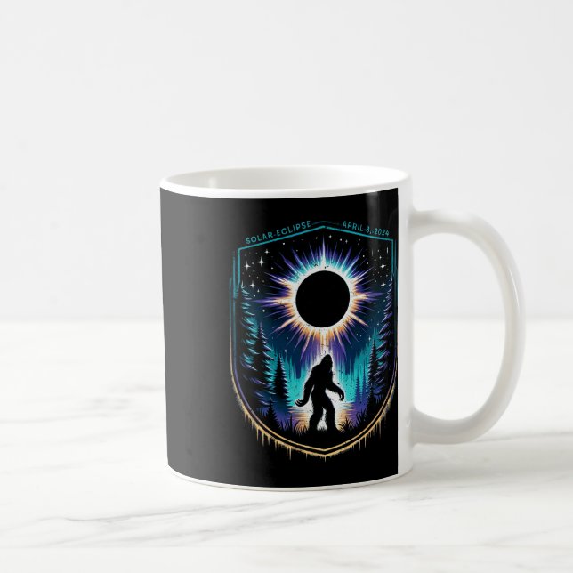 Totality April 8 2024 Total Solar Eclipse 5  Coffee Mug (Right)