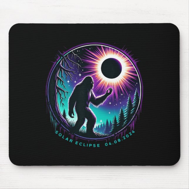 Totality April 8 2024 Total Solar Eclipse  Mouse Pad (Front)