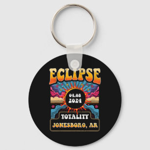 Totality Jonesboro Ar Total Solar Eclipse 2024 Hip Key Ring