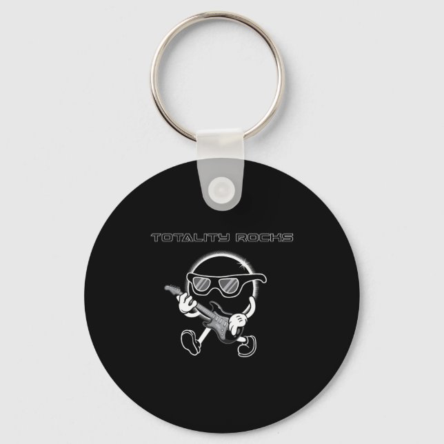 Totality Rocks Total Solar Eclipse Key Ring (Front)