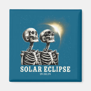 Totality Solar Eclipse 04 08 Illustration Magnet