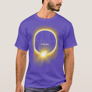 Totality Solar Eclipse 2024 040824 Seen From Dalla T-Shirt