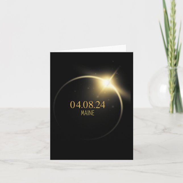 Totality Solar Eclipse 2024 4.08.24 Accessories  Card (Front)