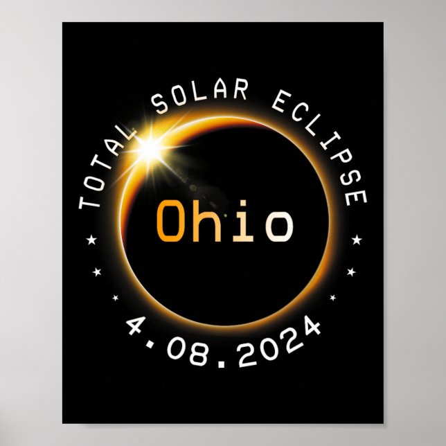 Totality Solar Eclipse 2024 4.08.24 Accessories  Poster (Front)
