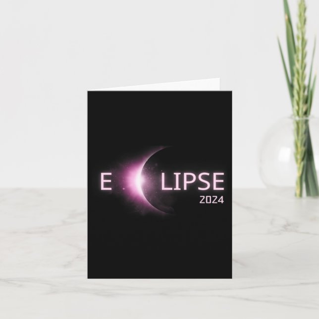 Totality Solar Eclipse 2024 Total Solar Eclipse 4. Card (Front)