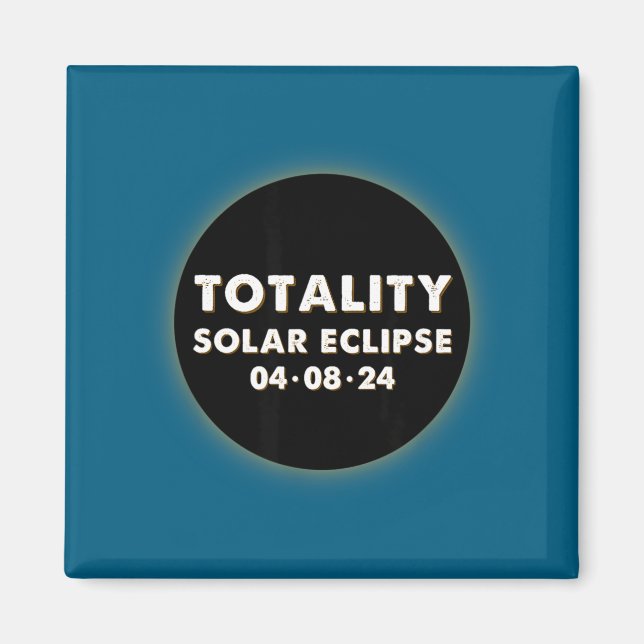 Totality Solar Eclipse Astronomy Lover Artwork Magnet (Front)