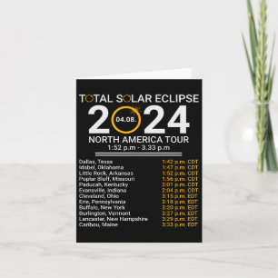 Totality Spring 4.08.24 Total Solar Eclipse 2024 Card