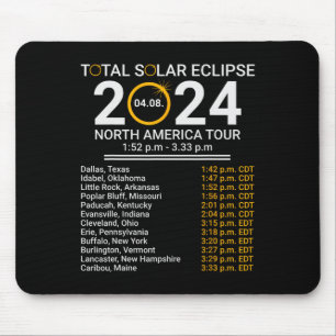 Totality Spring 4.08.24 Total Solar Eclipse 2024 Mouse Pad
