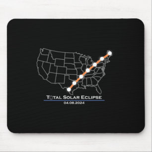 Totality Total Solar Eclipse April 8 2024 Mouse Pad