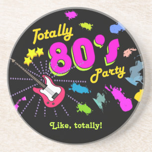 Totally 80's Party Coasters