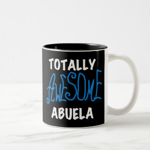 Totally Awesome Abuela Blue Tshirts and Gifts Two-Tone Coffee Mug