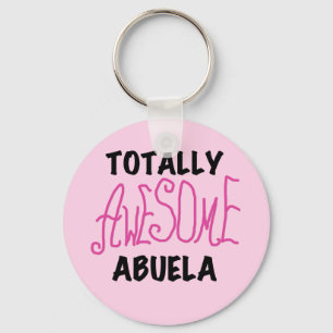 Totally Awesome Abuela Pink Tshirts and GIfts Key Ring
