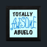 Totally Awesome Abuelo Tshirts and Gifts Gift Box<br><div class="desc">Totally Awesome Abuelo T-shirts,  hoodies,  mugs,  grandpa keepsakes,  cards,  buttons,  stickers,  and more for the totally awesome abuelo or abuelo to be with bright blue text design.</div>