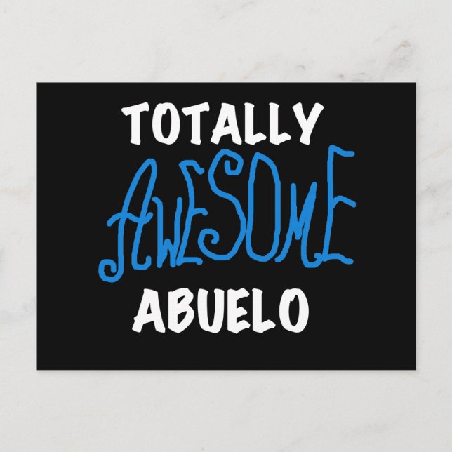 Totally Awesome Abuelo Tshirts and Gifts Postcard (Front)