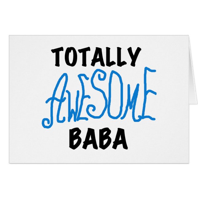 Totally Awesome Baba Tshirts and Gifts (Front Horizontal)