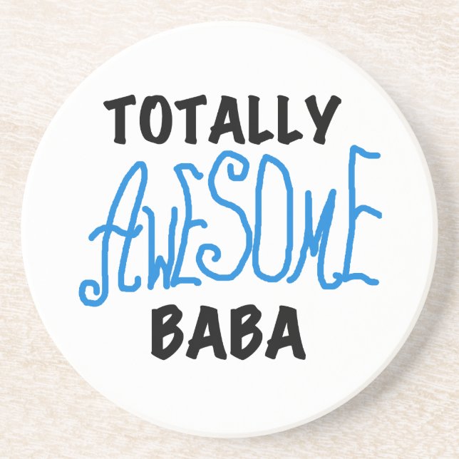 Totally Awesome Baba Tshirts and Gifts Coaster (Front)