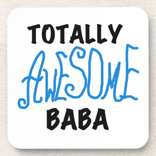 Totally Awesome Baba Tshirts and Gifts Coaster (Front)