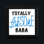 Totally Awesome Baba Tshirts and Gifts Gift Box<br><div class="desc">Totally Awesome Baba T-shirts,  hoodies,  mugs,  baba keepsakes,  cards,  buttons,  stickers,  and more for the totally awesome baba or baba to be with bright blue text with black or white text for light and dark colours t-shirts and gifts.</div>