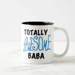 Totally Awesome Baba Tshirts and Gifts Two-Tone Coffee Mug