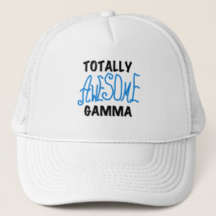Totally Awesome Gamma Blue Tshirts and Gifts Trucker Hat