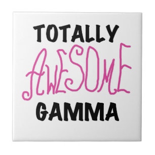 Totally Awesome Gamma Pink Gifts Ceramic Tile