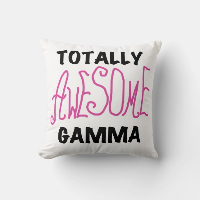 Totally Awesome Gamma Pink Gifts Cushion (Front)