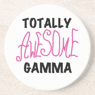 Totally Awesome Gamma Pink Tshirts and Gifts Coaster