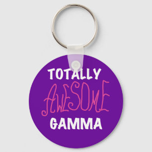 Totally Awesome Gamma Pink Tshirts and Gifts Key Ring