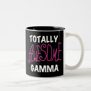 Totally Awesome Gamma Pink Tshirts and Gifts Two-Tone Coffee Mug
