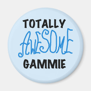 Totally Awesome Gammie Blue Tshirts and Gifts Magnet