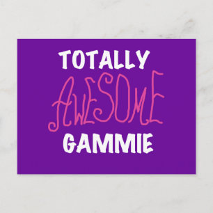 Totally Awesome Gammie Pink T-shirts and Gifts Postcard