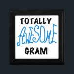 Totally Awesome Gram Blue Gifts Gift Box<br><div class="desc">Totally Awesome Gram mugs,  gram keepsakes,  cards,  buttons,  stickers,  and more for the totally awesome grandmother or gram to be with bright blue text with black or white text for light and dark colours t-shirts and gifts</div>