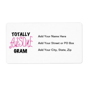 Totally Awesome Gram Pink Tshirts and Gifts