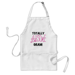 Totally Awesome Gram Pink Tshirts and Gifts Standard Apron