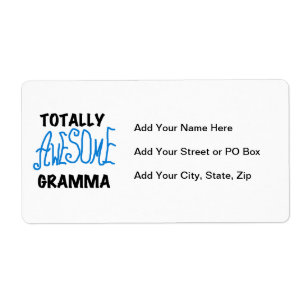 Totally Awesome Gramma Blue Tshirts Gifts