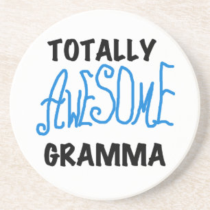Totally Awesome Gramma Blue Tshirts Gifts Coaster