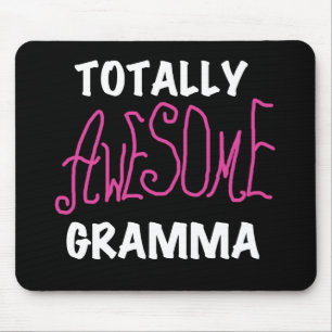 Totally Awesome Gramma Pink T-shirts Gifts Mouse Pad