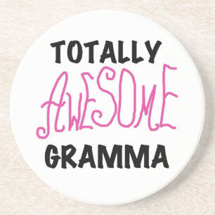 Totally Awesome Gramma Pink Tshirts Gifts Coaster