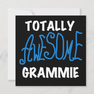Totally Awesome Grammie Blue Tshirts Gifts