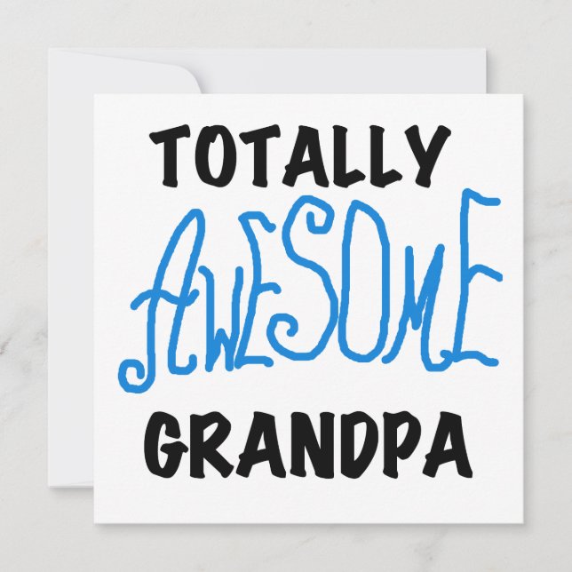 Totally Awesome Grandpa T-shirts and Gifts (Front)