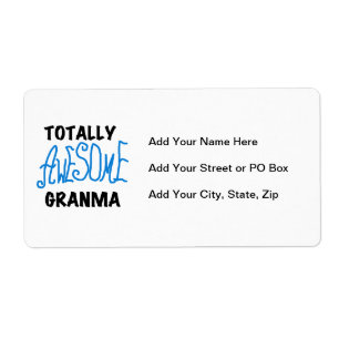 Totally Awesome Granma Blue Tshirts Gifts