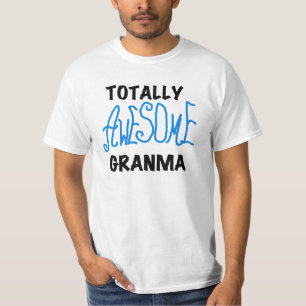 Totally Awesome Granma Blue Tshirts Gifts